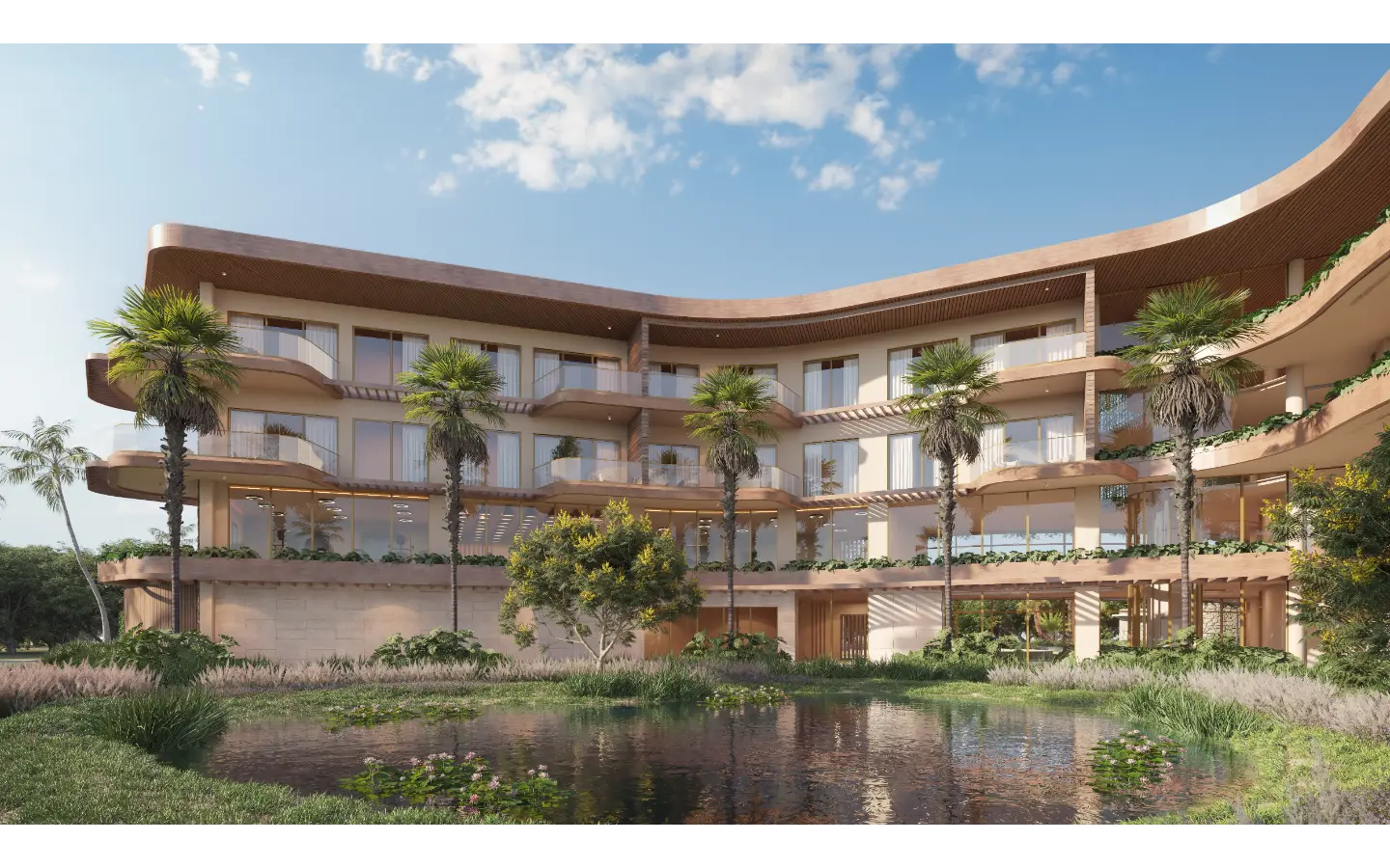 The One at Cap Cana: One-Bedroom Apartment for Sale in Las Iguanas with Green Areas