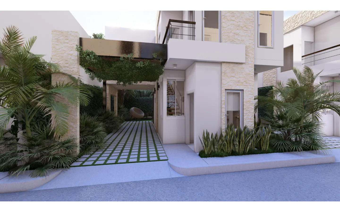 ID , Golden Breeze Townhouse Elegant Three Bedroom Home for Sale in Punta Cana ()