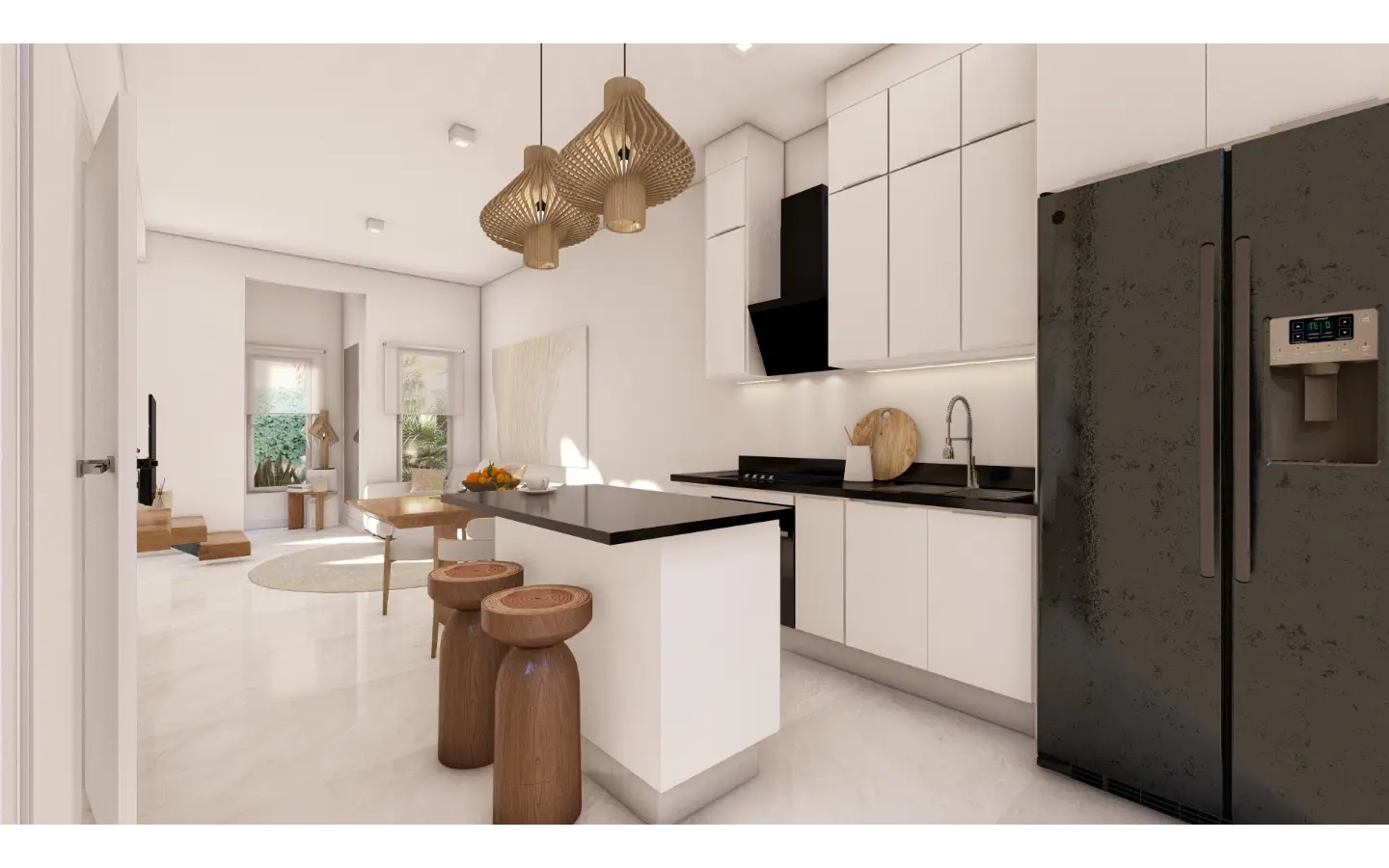 ID , Golden Breeze Townhouse Elegant Three Bedroom Home for Sale in Punta Cana ()