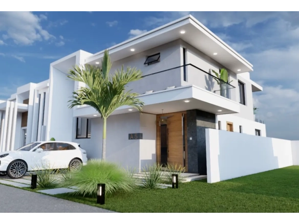 ID , Elegante Villa de Tres Habitaciones en Venta en Las Palmeras Resipal II, Punta Cana, República Dominicana ()