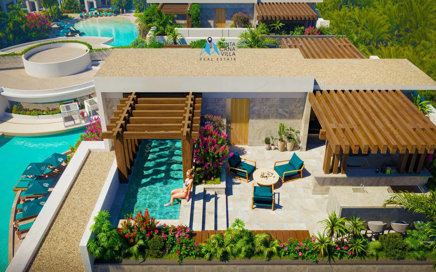Eden Garden Two Bedroom Condo For Sale In Babaro Punta Cana ()