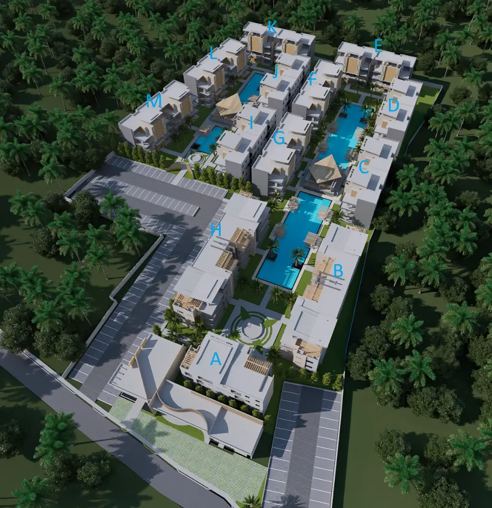 ID , Luxury Two Bedroom Penthouse for Sale at Maiya Hermosa in Los Corales, Punta Cana with Elevators ()