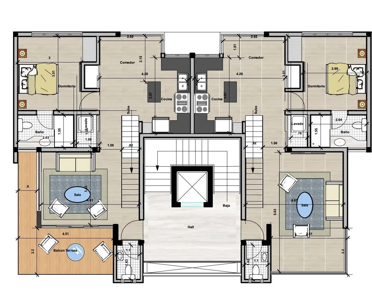 ID , Luxury Two Bedroom Penthouse for Sale at Maiya Hermosa in Los Corales, Punta Cana with Elevators ()