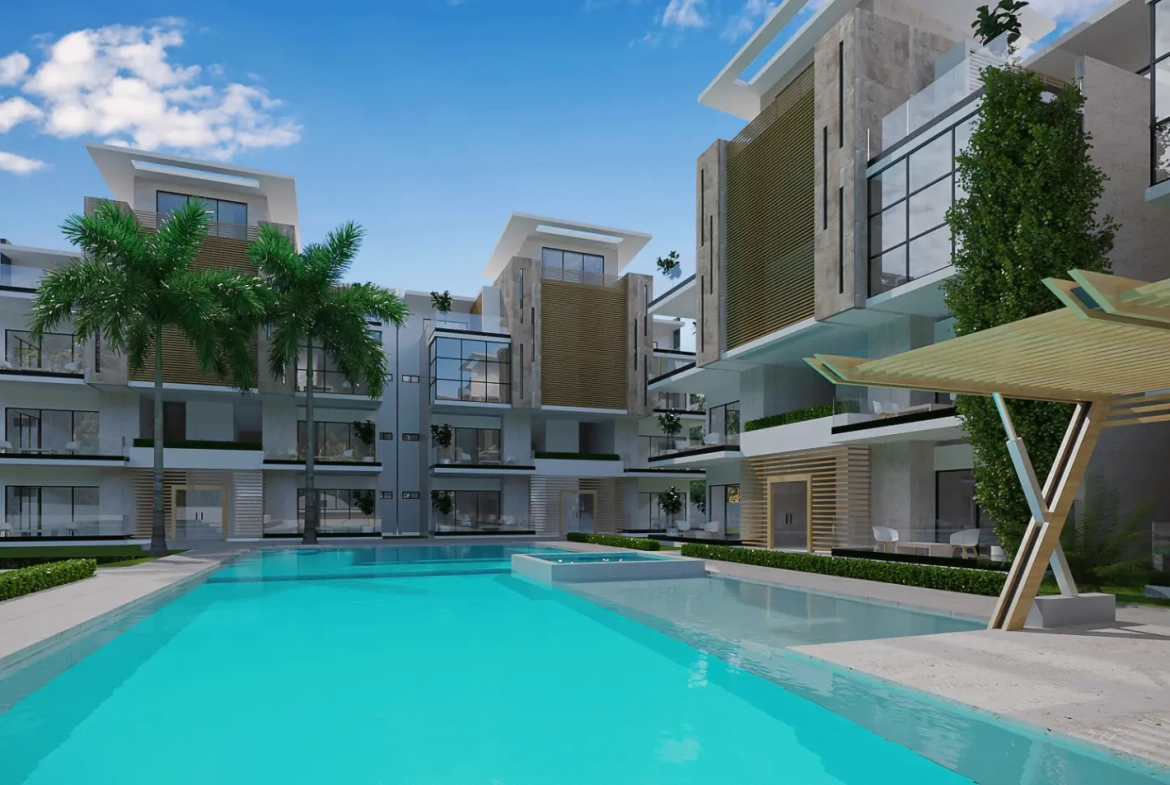 ID , Maiya Hermosa One Bedroom Condo for Sale in Los Corales, Punta Cana with Green Areas ()