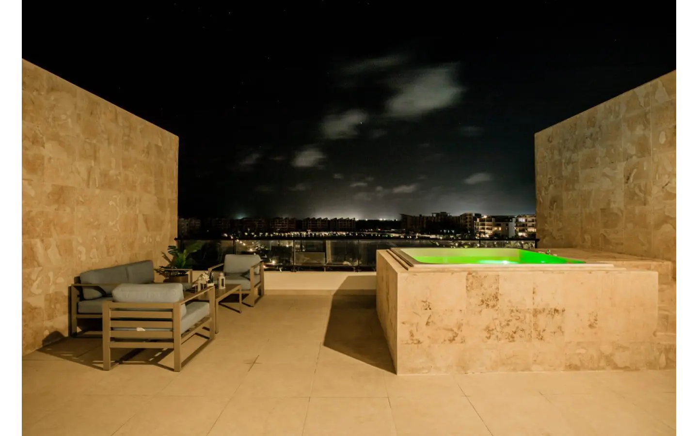 ID , The Beach Four Bedroom Penthouse for Sale in Downtown Punta Cana with Gated Community ()