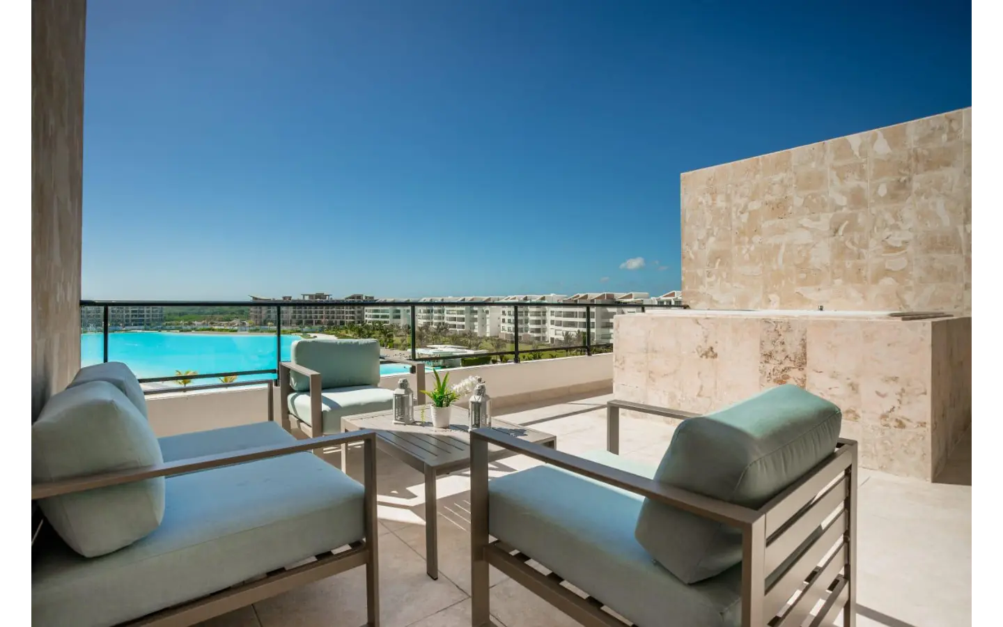 ID , The Beach Four Bedroom Penthouse for Sale in Downtown Punta Cana with Gated Community ()
