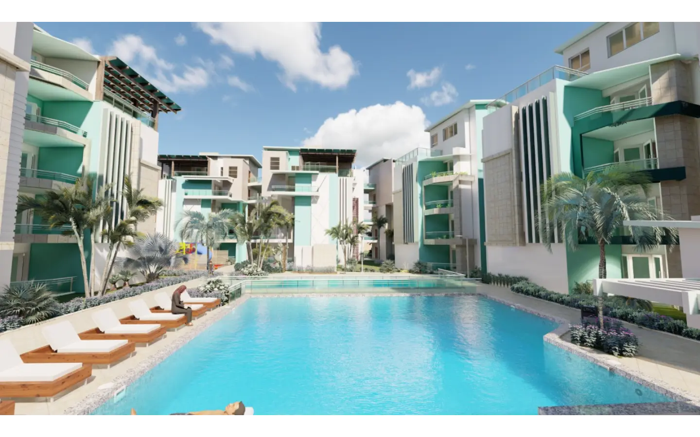 ID , Maple Beach and Suites Two Bedroom Condo for Sale in Bavaro, Punta Cana ()