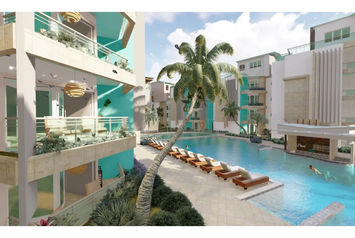 ID , Maple Beach and Suites Two Bedroom Condo for Sale in Bavaro, Punta Cana ()