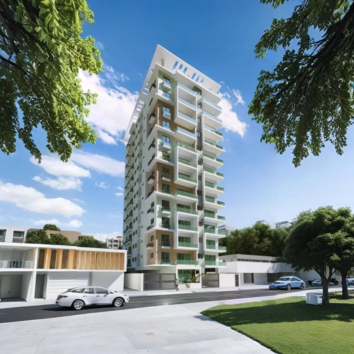 Torre Cartilin IX: Naco, One Bedroom Apartment for Sale in Santo Domingo with Terrace