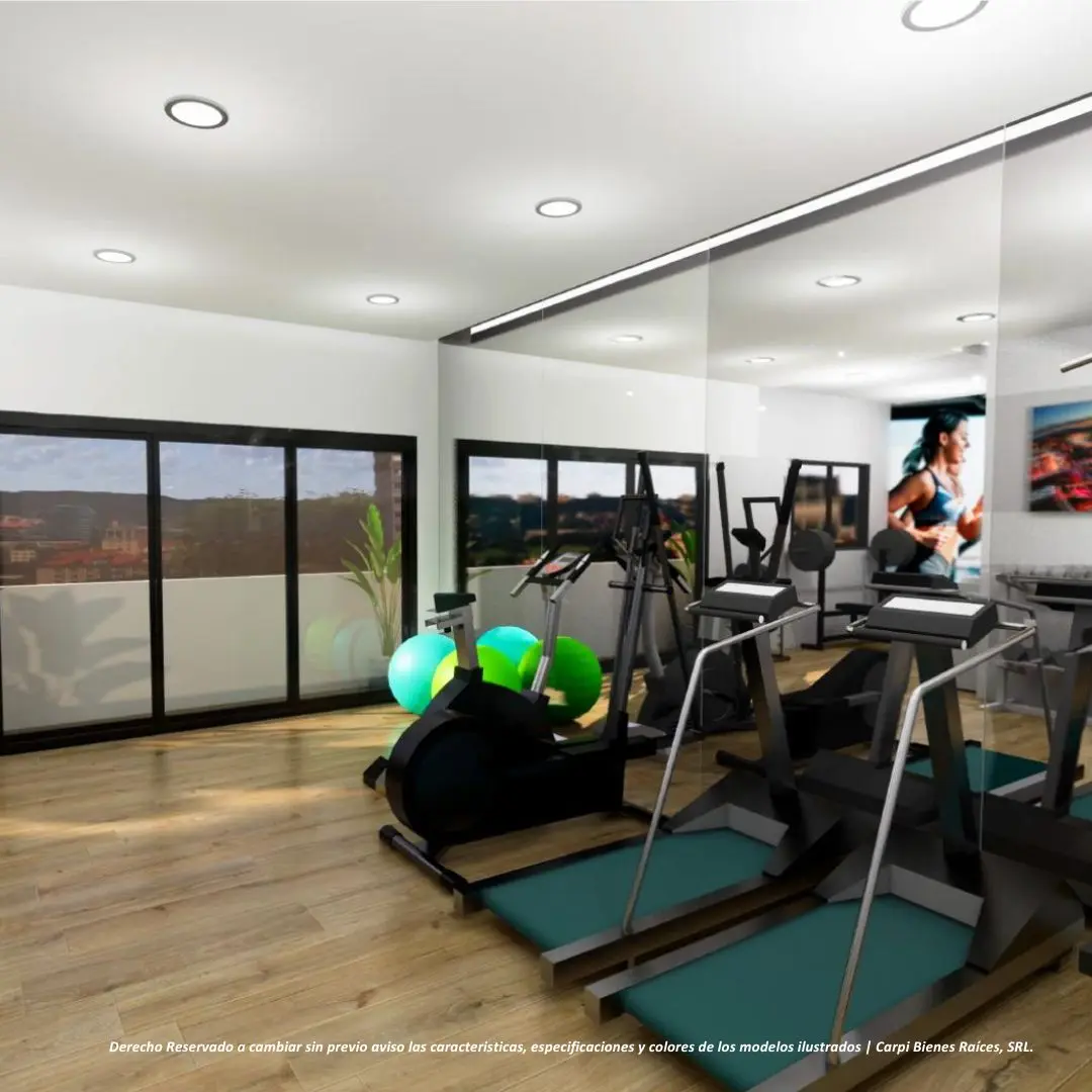 ID , Residential Tower Naco One Bedroom Apartment for Sale in Santo Domingo with Terrace ()