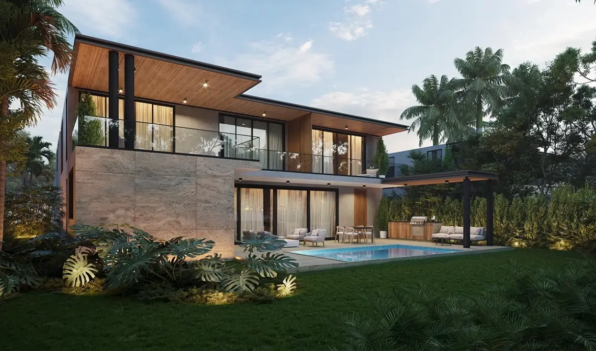 ID , Leucaena Five Bedroom Villa for Sale In Punta Cana Village, Dominican Republic ()