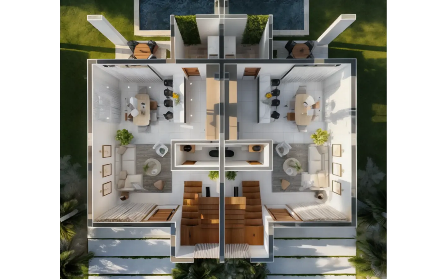 ID , Valparaiso View Three Bedroom Villa for Sale in Punta Cana with Artificial Beach ()