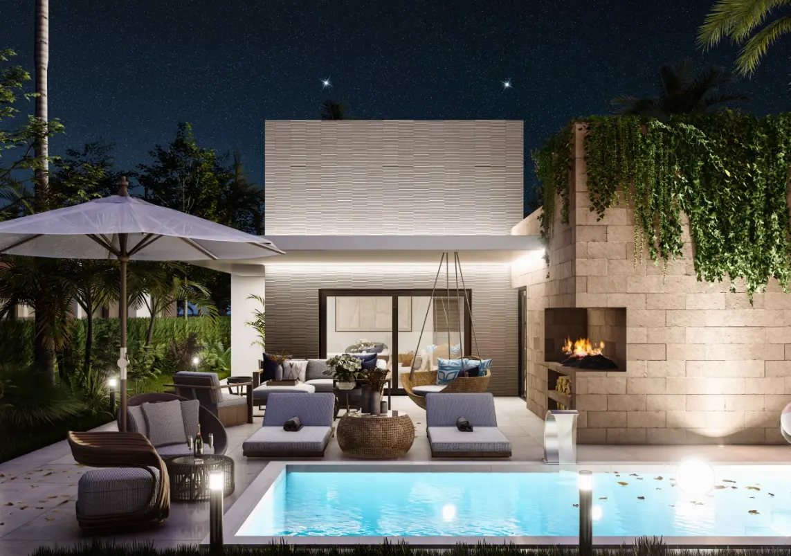 Baliza Residences: Three Bedroom Villa for Sale in White Sands Golf and Beach Resort, Punta Cana with Private Terrace