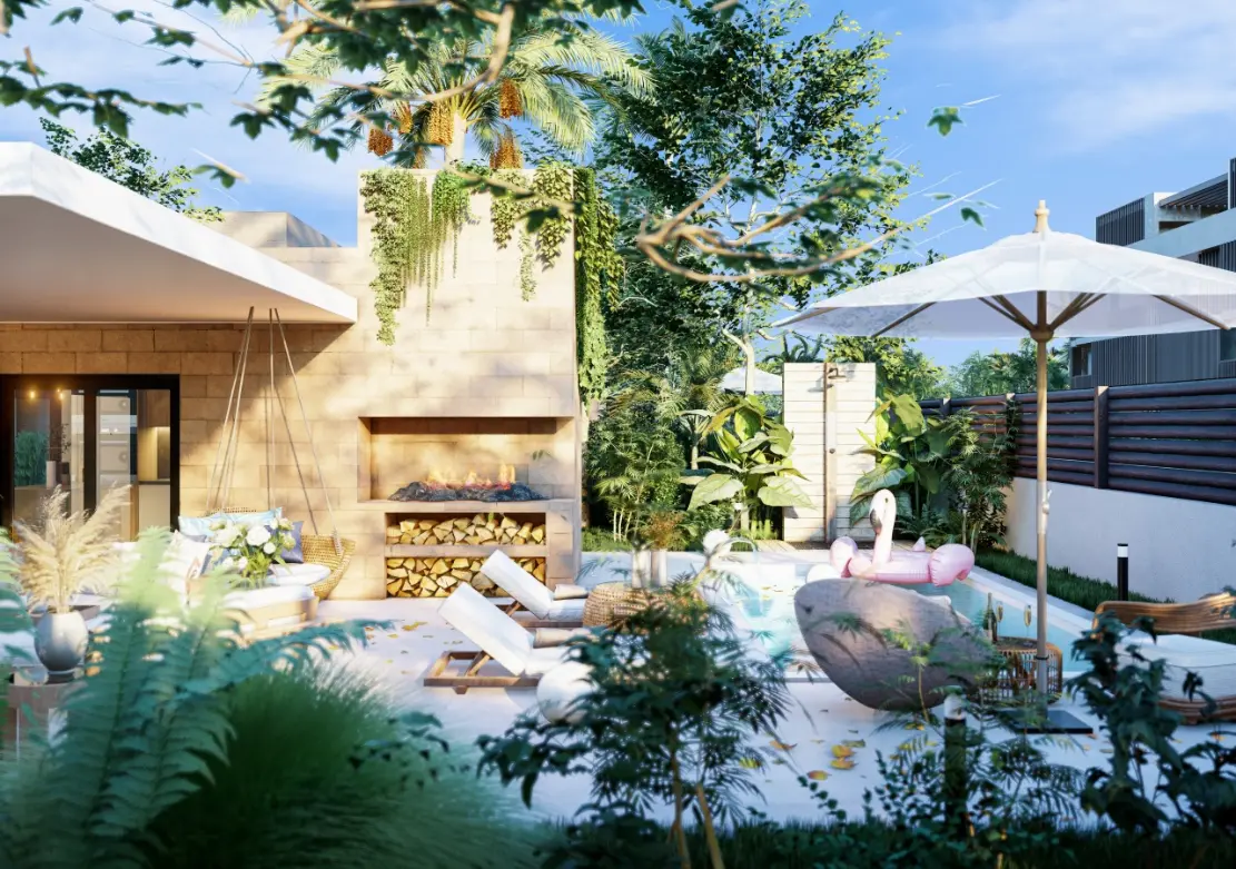 ID , Four Bedroom Villa with Private Garden for Sale at Baliza Residences, White Sands Golf & Beach Resort, Punta Cana ()
