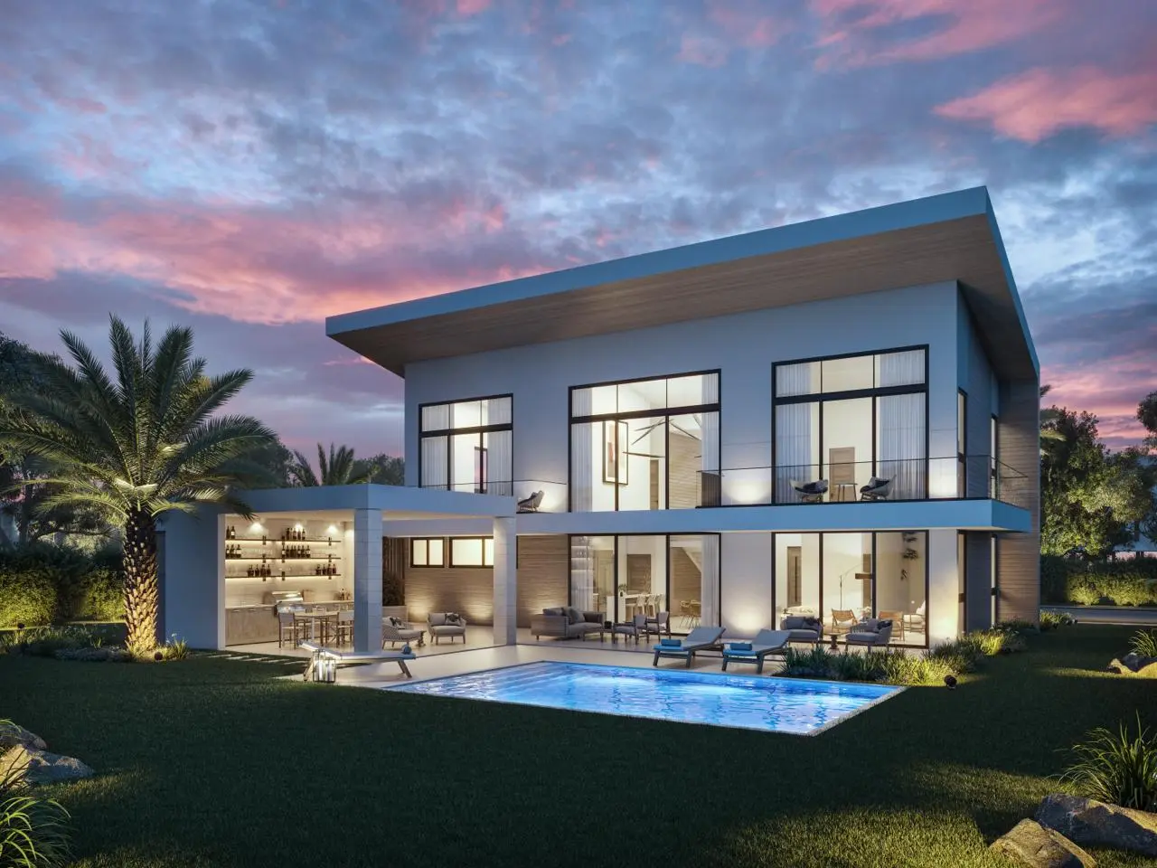 ID , Villa Las Sofias Three Bedroom Villa for Sale in Las Iguanas, Cap Cana with Balcony ()