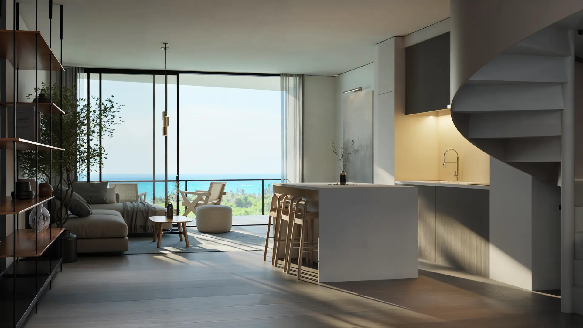 ID , Makai Residences One Bedroom Penthouse for Sale in Playa Juanillo, Cap Cana ()