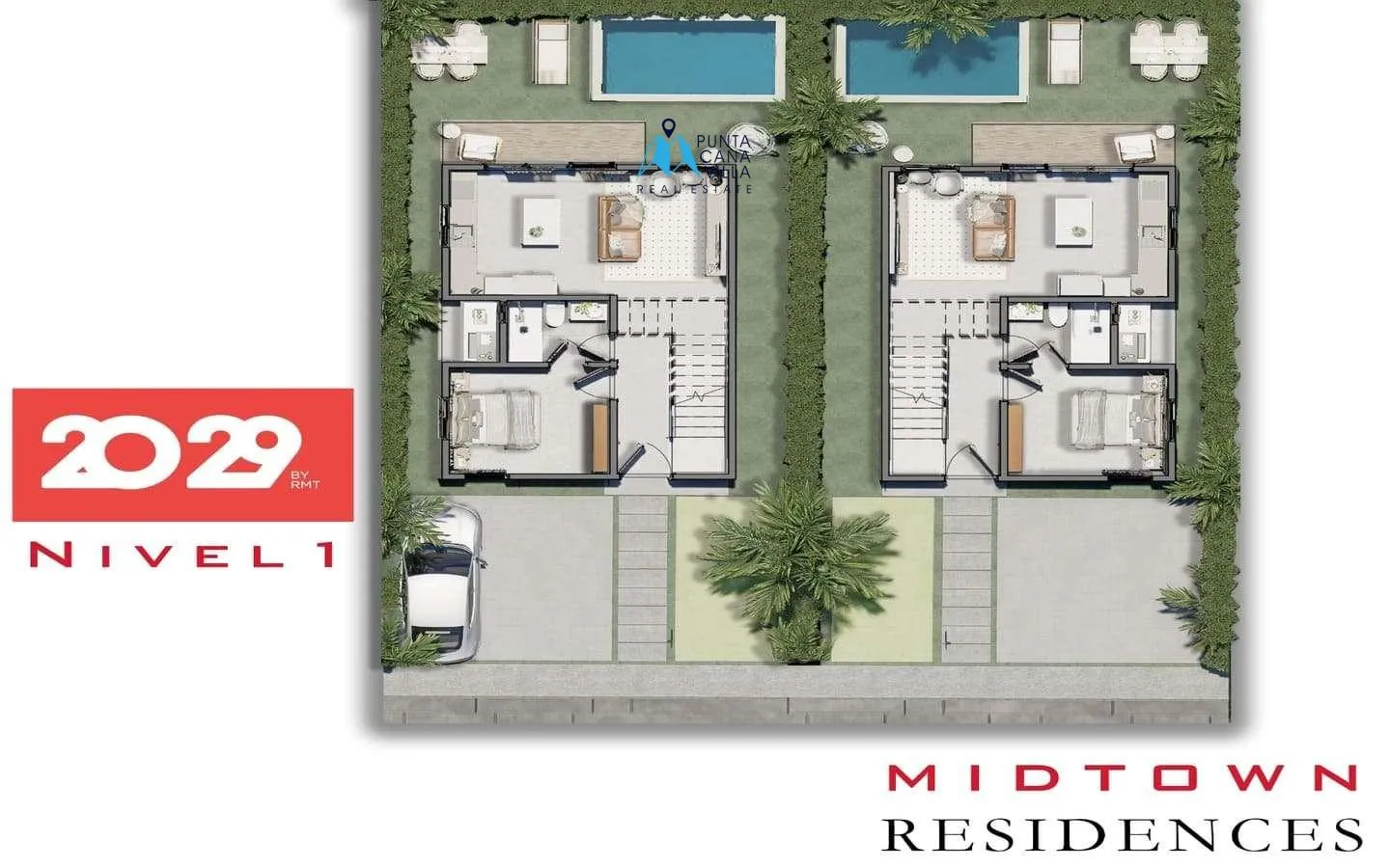Midtown Residences Amazing Three Bedroom Villa For Sale In Bavaro ()