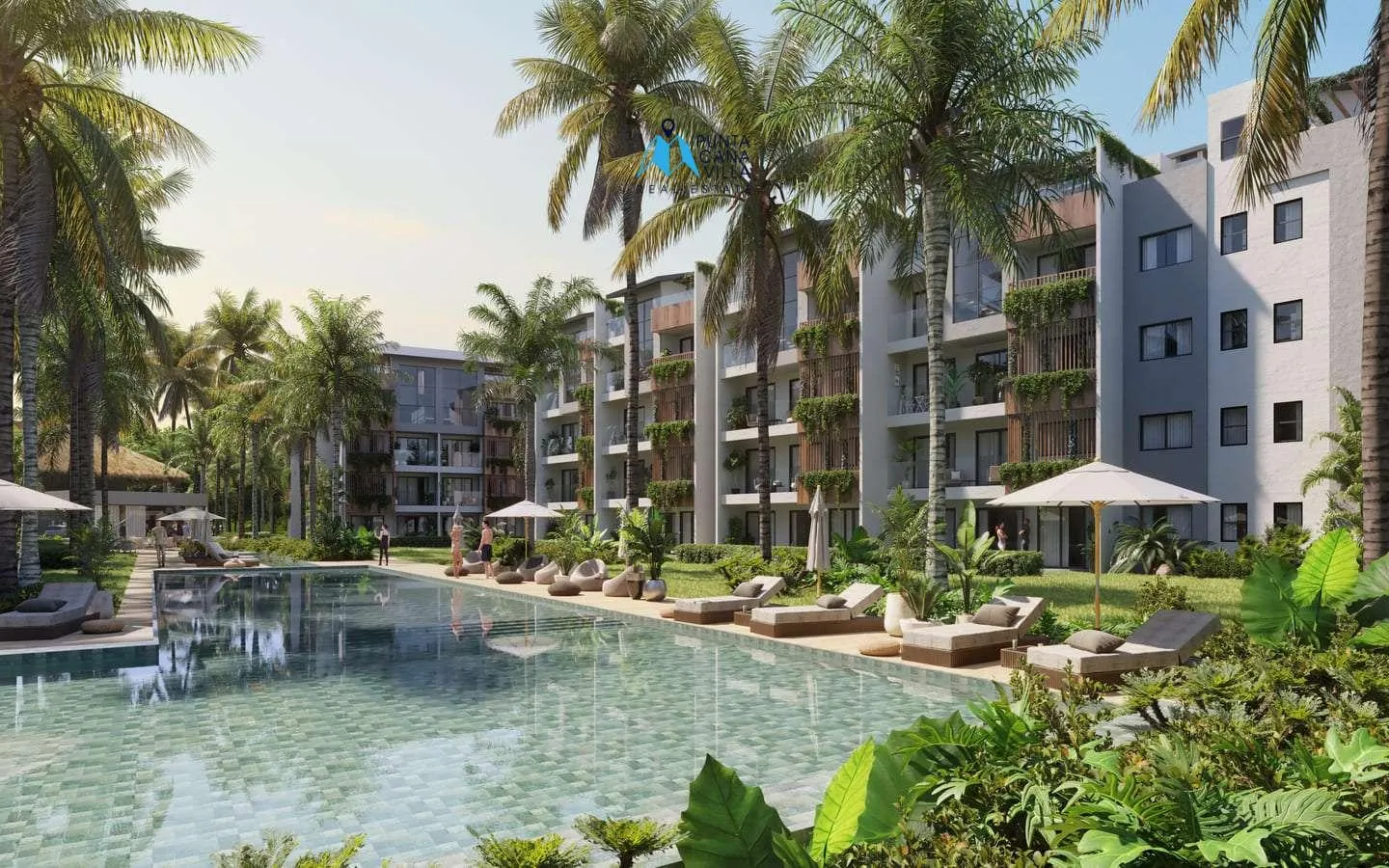 Riverside Residences: Two Bedroom Condo For Sale In White Sands, Bavaro