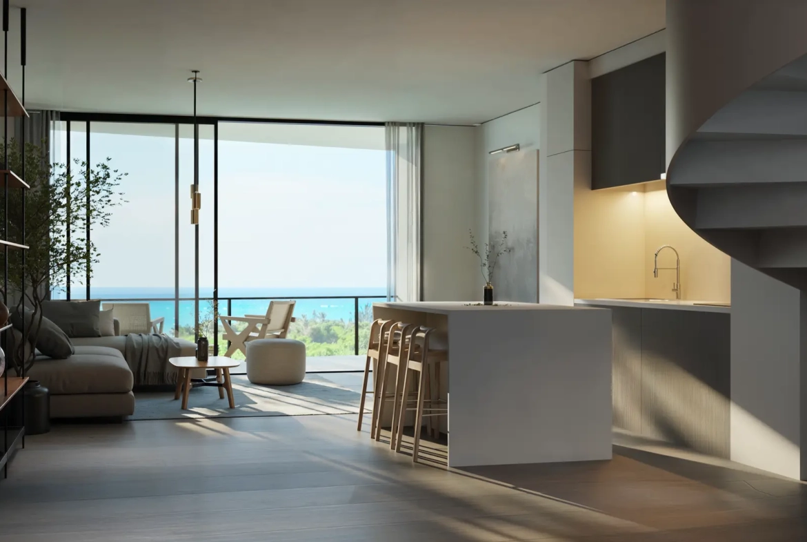 ID , Luxury Two Bedroom Penthouse with BBQ Area for Sale at Makai Residences, Juanillo Bay, Cap Cana ()
