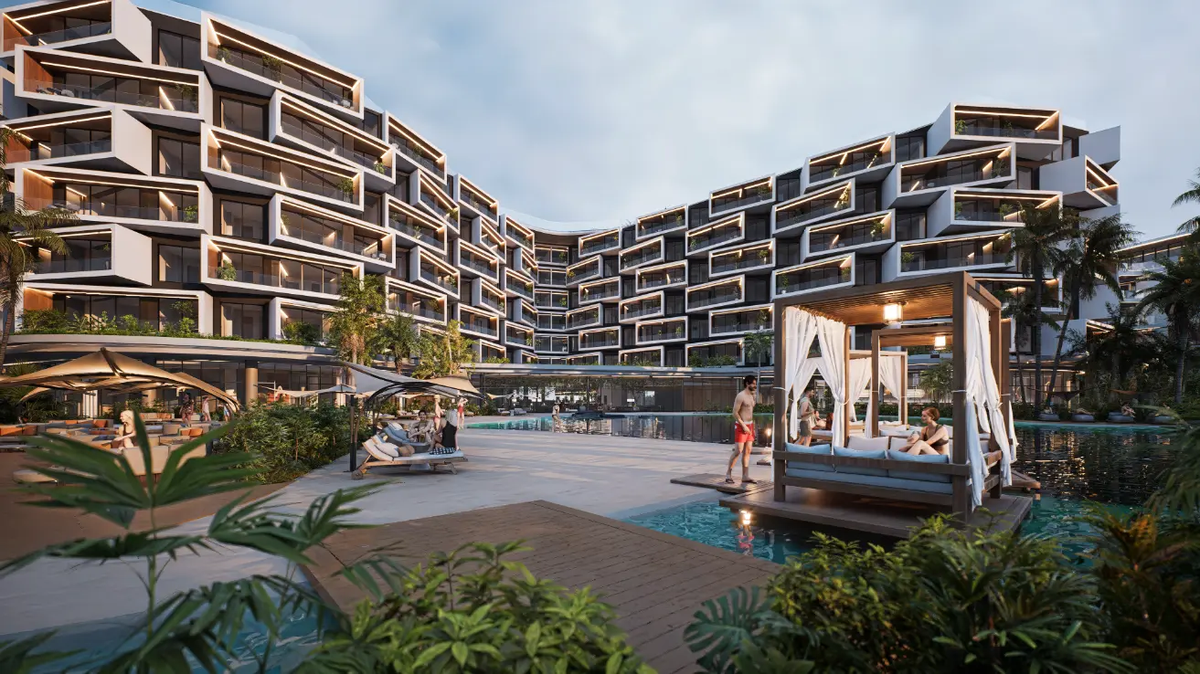 Makai Residences: Two Bedroom Apartment for Sale in Juanillo Bay, Cap Cana with Natural Pool