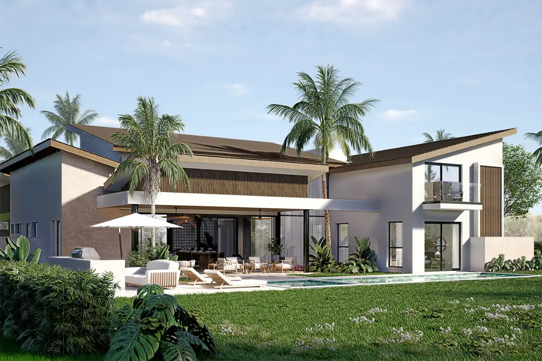 ID , El Bosque Five Bedroom villa for Sale in Casa de campo, La Romana ()