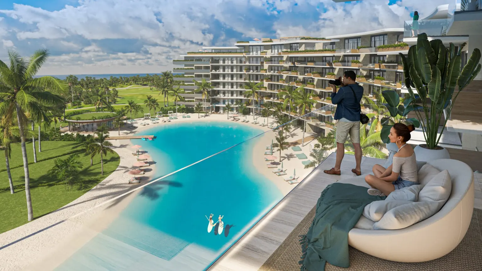 ID , Bonita Beach Luxury Residences Two Bedroom Apartment for Sale in Las Iguanas, Cap Cana ()
