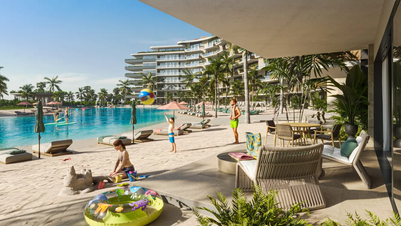ID , Bonita Beach Luxury Residences Two Bedroom Apartment for Sale in Las Iguanas, Cap Cana ()