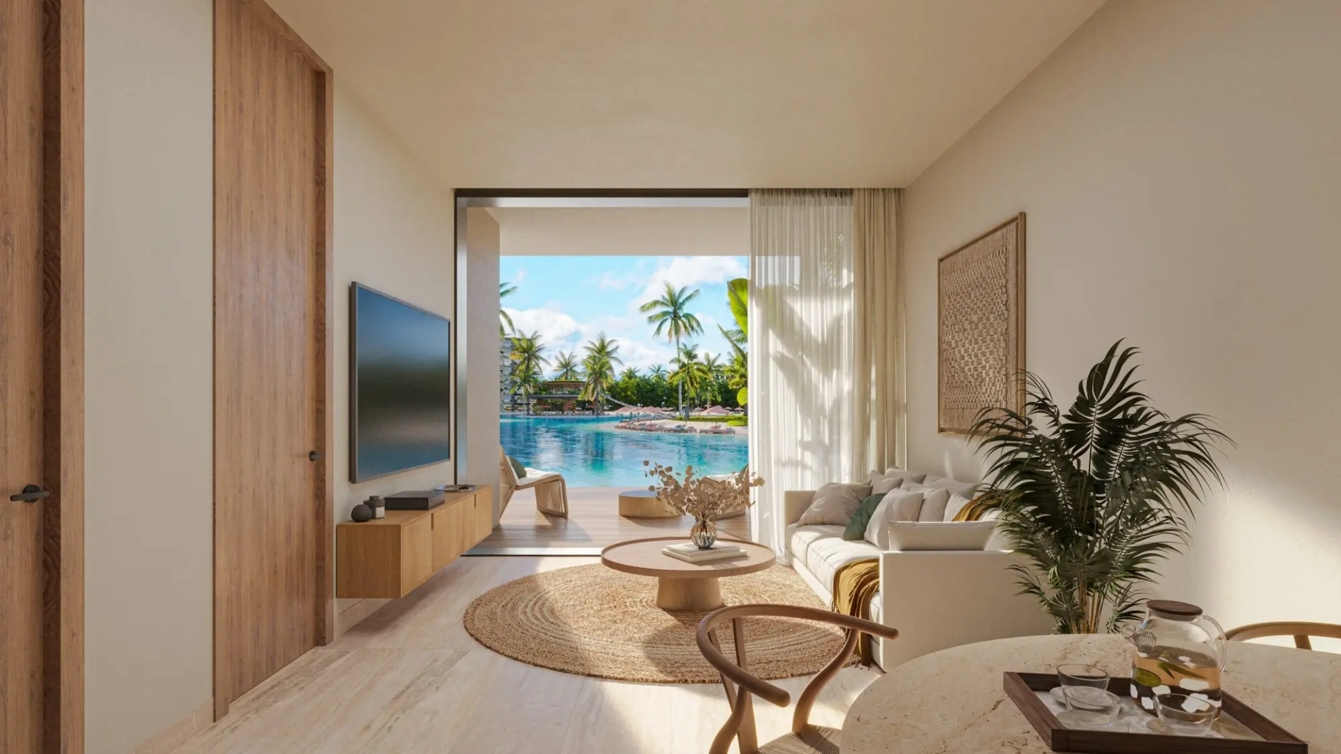 ID , Bonita Beach Luxury Residences Two Bedroom Apartment for Sale in Las Iguanas, Cap Cana ()