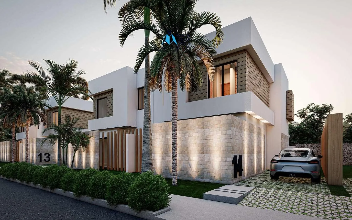 EOS at Vista Cana Three Bedroom Duplex Villa For Sale In Punta Cana ()