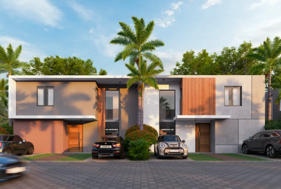 ID , Stylish Bedroom Townhouse for Sale in Punta Cana at Cassamare Residences, Vista Cana ()
