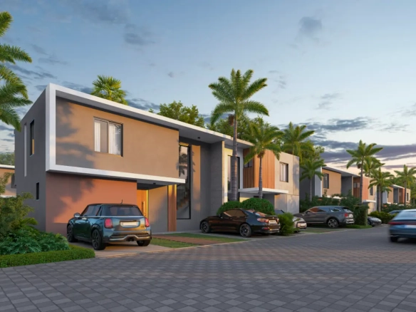 ID , Stylish Bedroom Townhouse for Sale in Punta Cana at Cassamare Residences, Vista Cana ()