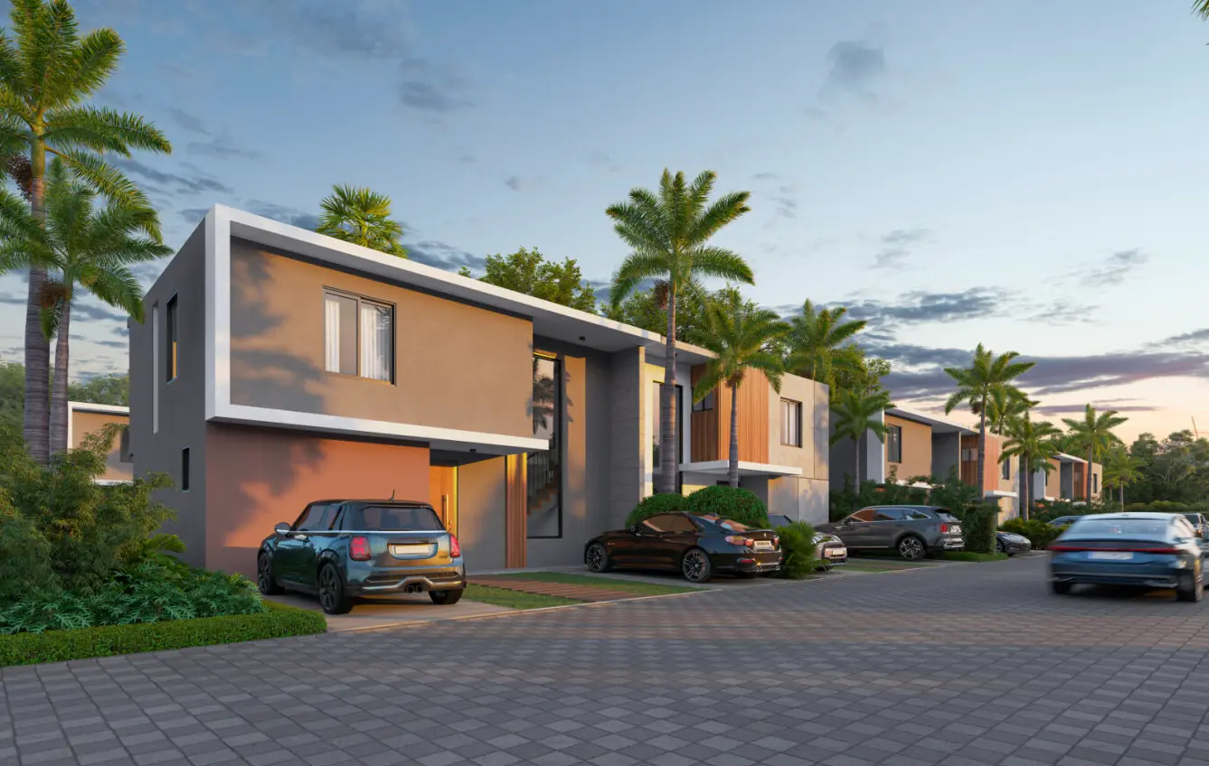 Stylish 3-Bedroom Townhouse with Studio for Sale at Cassamare Residences, Vista Cana — Punta Cana