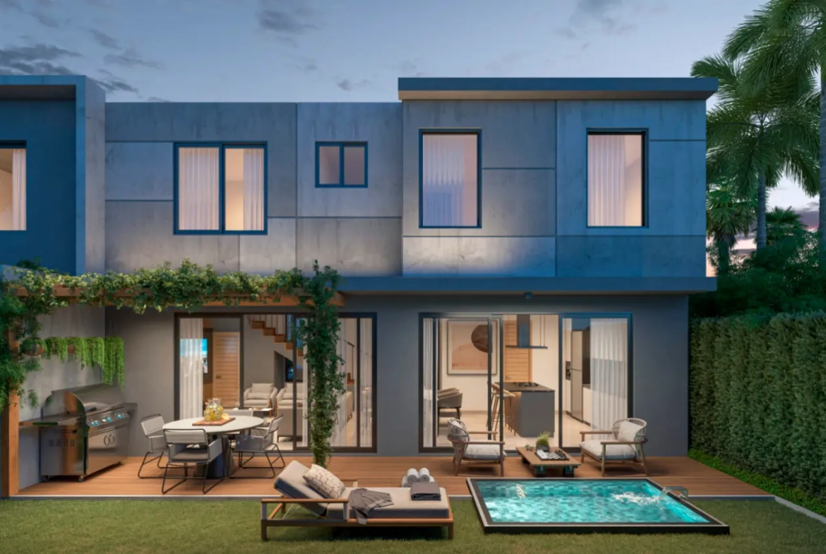 ID , Stylish Bedroom Townhouse for Sale in Punta Cana at Cassamare Residences, Vista Cana ()