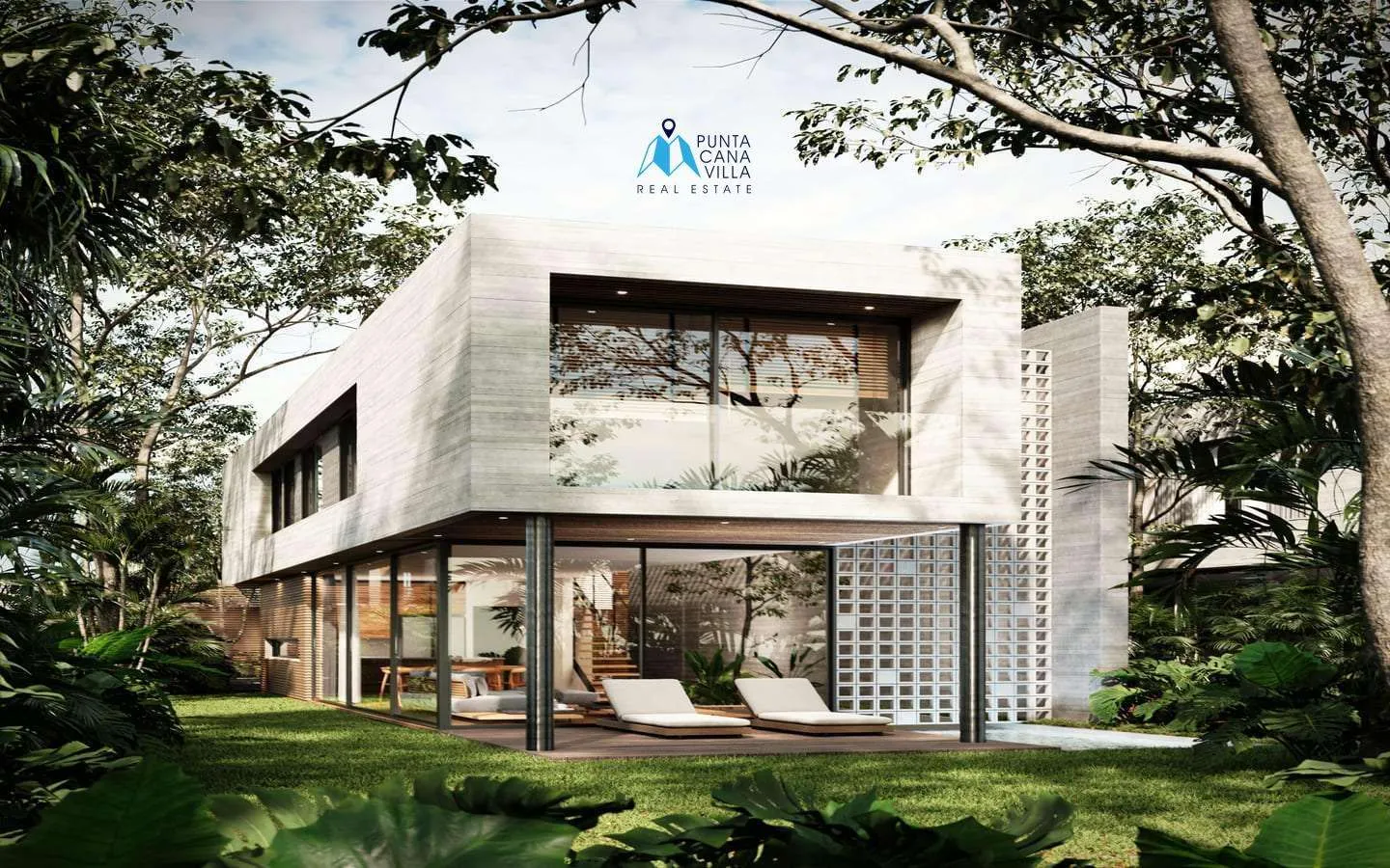 Casa Loto, Vista Cana — Modern 4-Bedroom Villa with Terrace for Sale in Punta Cana
