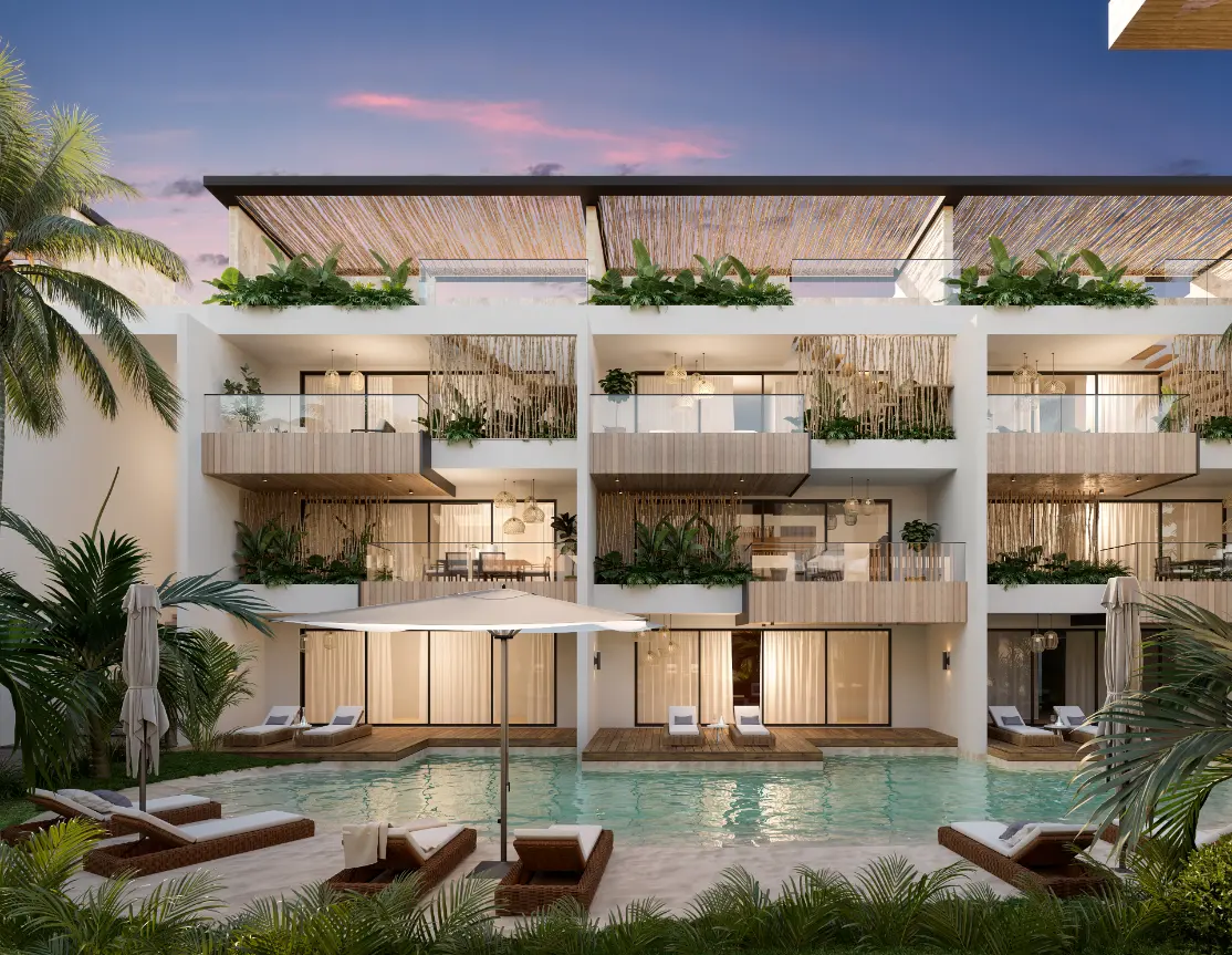 ID , Habitat Beach Garden Elegant Two Bedroom Apartment for Sale in Juan Dolio ()