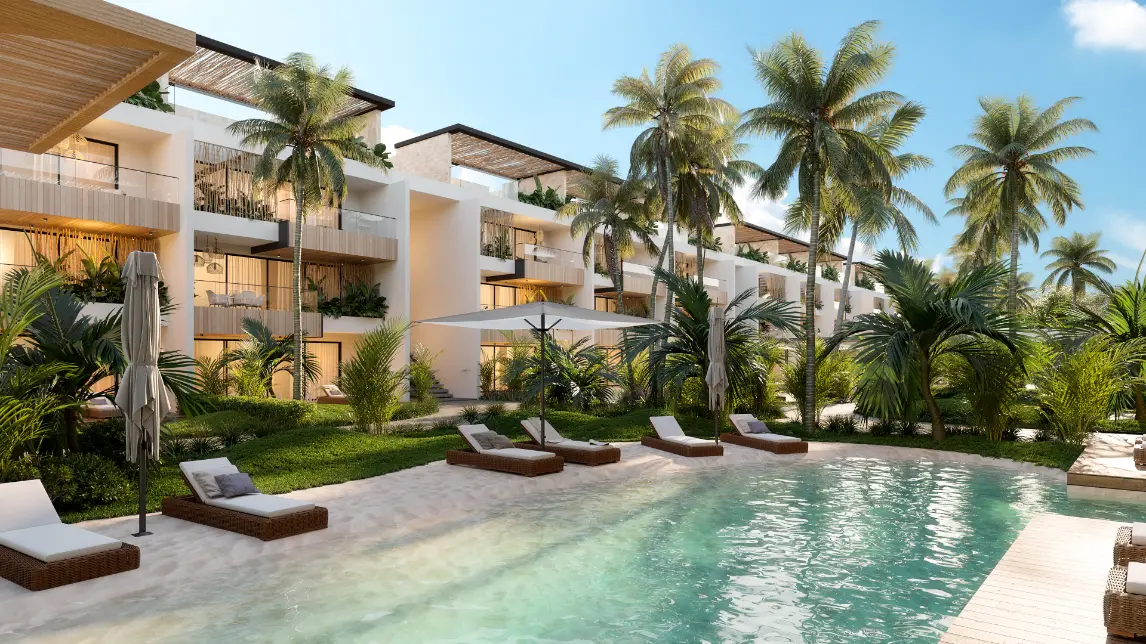 ID , Habitat Beach Garden Elegant Two Bedroom Apartment for Sale in Juan Dolio ()