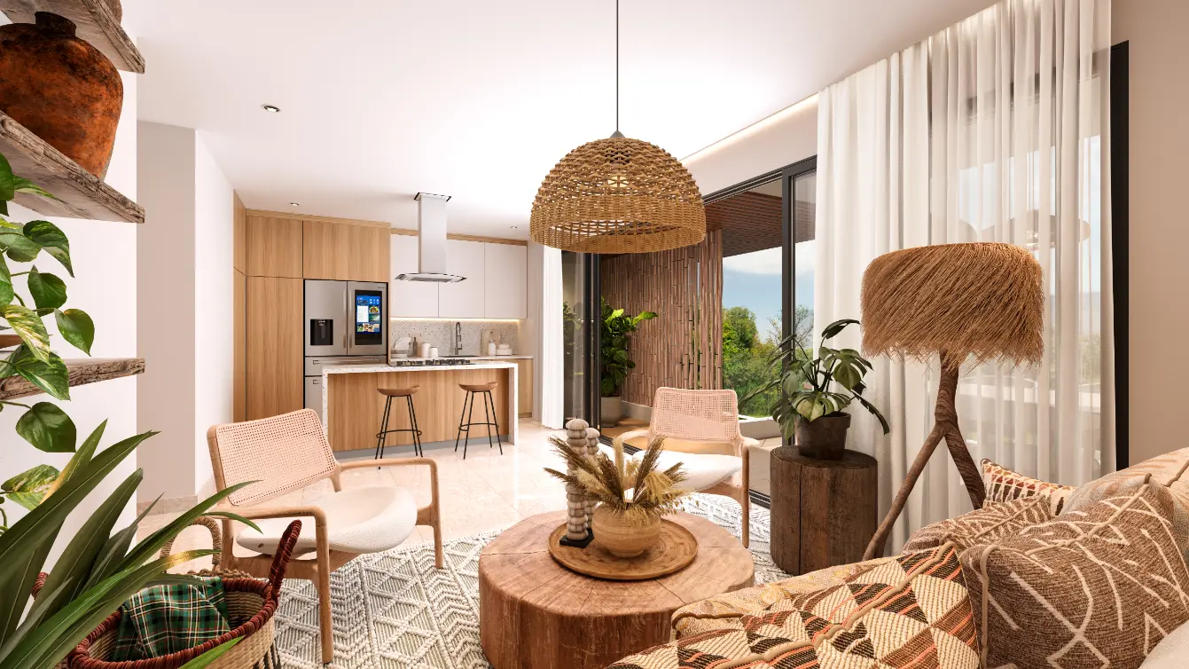 ID , Habitat Beach Garden Elegant Two Bedroom Apartment for Sale in Juan Dolio ()