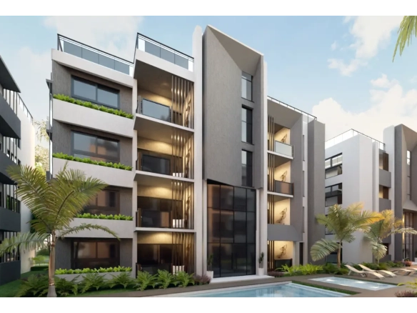 ID , Modern Bedroom Apartment for Sale at Por Do Sol Residences, Vista Cana, Punta Cana ()