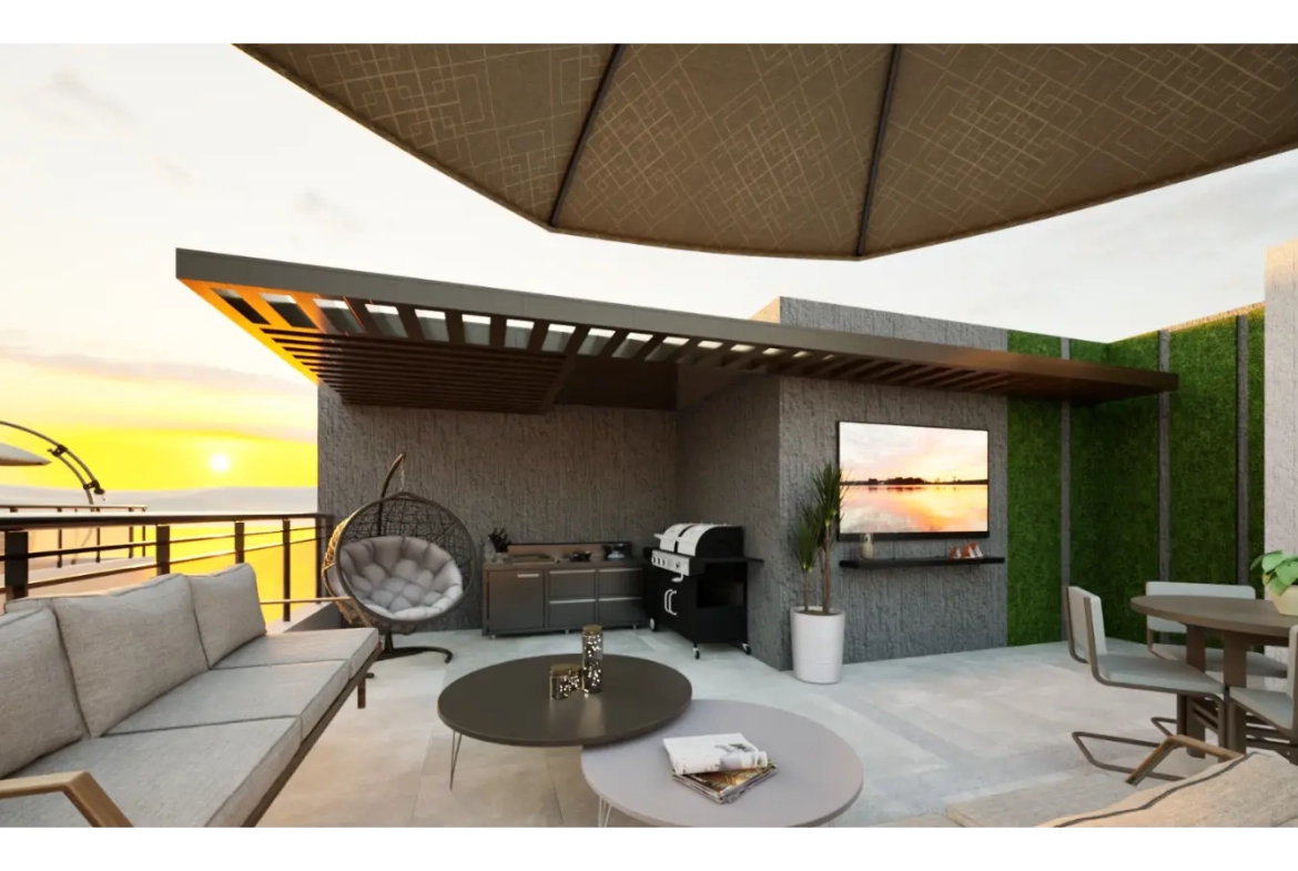 ID , Por Do Sol Residences Stylish Bedroom Apartment for Sale in Vista Cana, Punta Cana ()