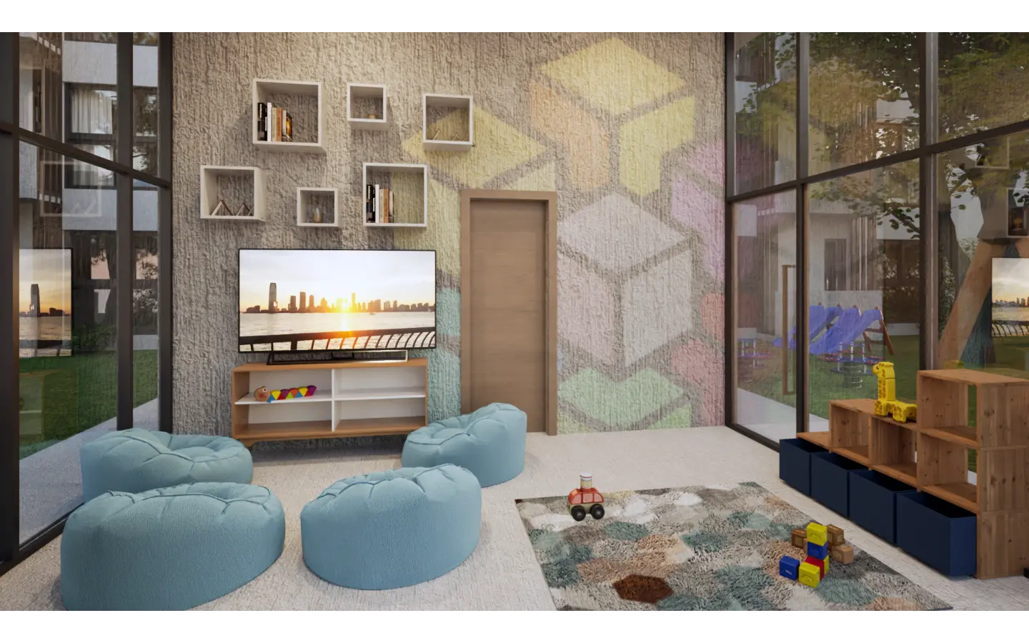 ID , Por Do Sol Residences Stylish Bedroom Apartment for Sale in Vista Cana, Punta Cana ()