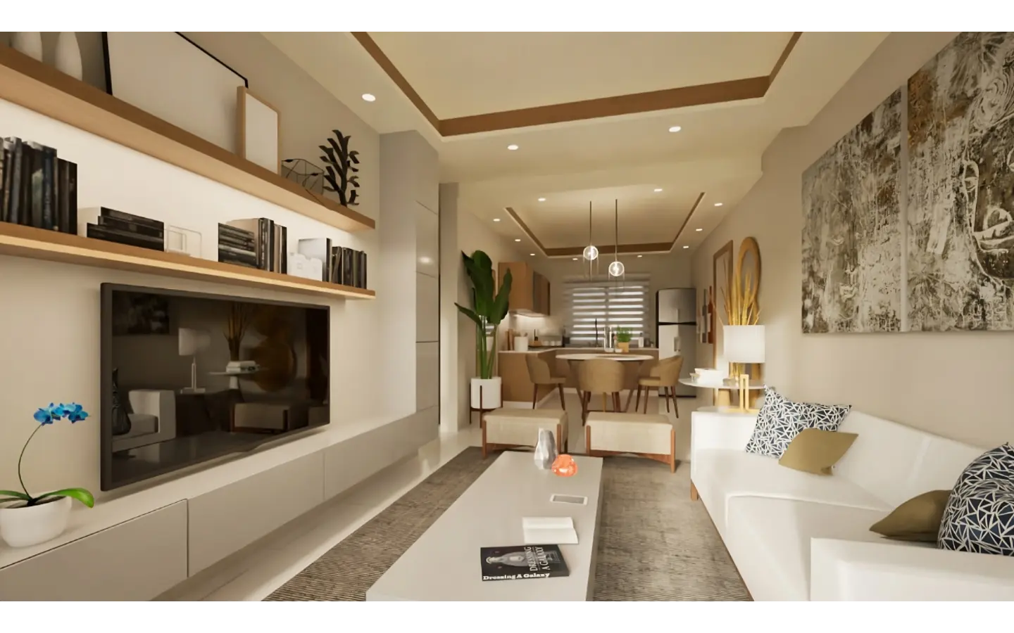 ID , Por Do Sol Residences Stylish Bedroom Apartment for Sale in Vista Cana, Punta Cana ()