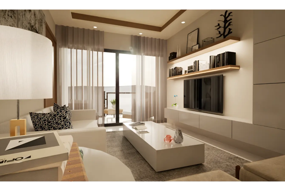 ID , Por Do Sol Residences Stylish Bedroom Apartment for Sale in Vista Cana, Punta Cana ()