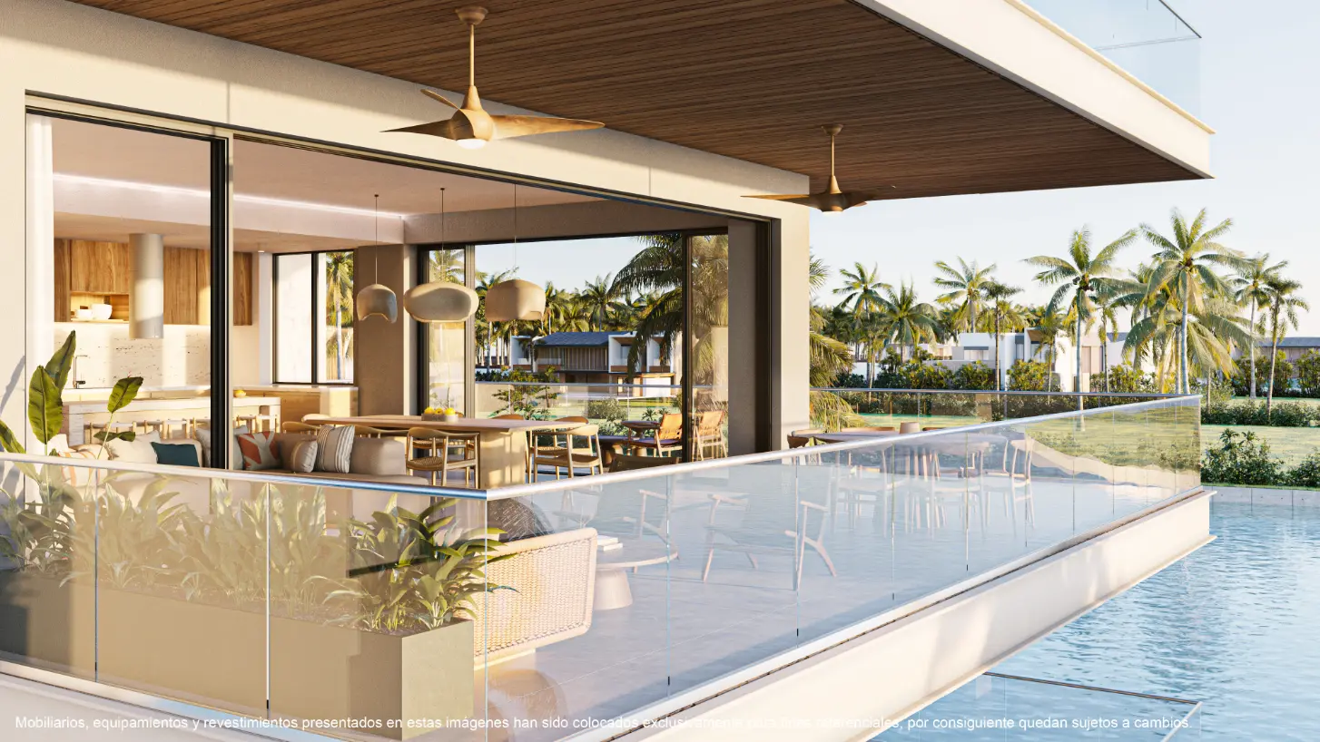 ID , Blue Luxury Residences Three bedroom Apartment for Sale at Marina Cap Cana with Terrace ()