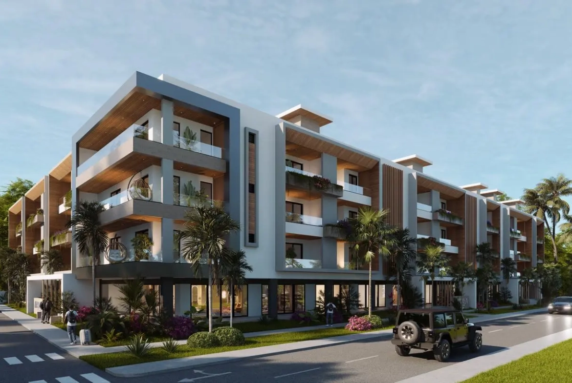 ID , Marea Beach Bedroom Studio Apartment for Sale in Punta Cana with Elevators ()