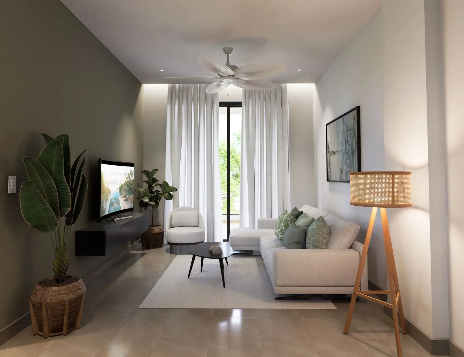ID , Marea Beach Bedroom Studio Apartment for Sale in Punta Cana with Elevators ()