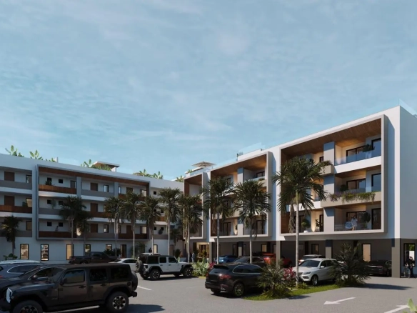 Elegant 2-bedroom apartment near Dominicus Beach at Marea Beach Bayahibe with rooftop infinity pool