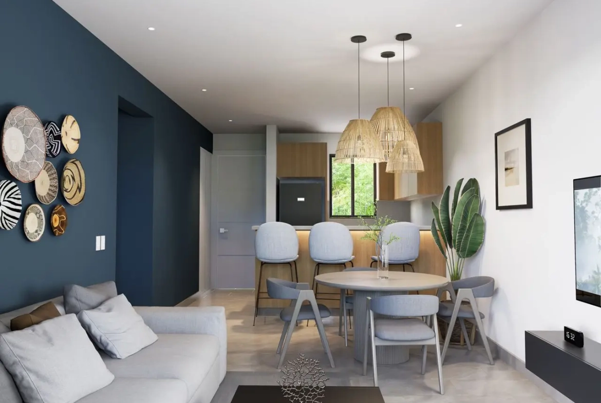 ID , Marea Beach Punta Cana Premium Bedroom Apartment for Sale near Dominicus Beach ()