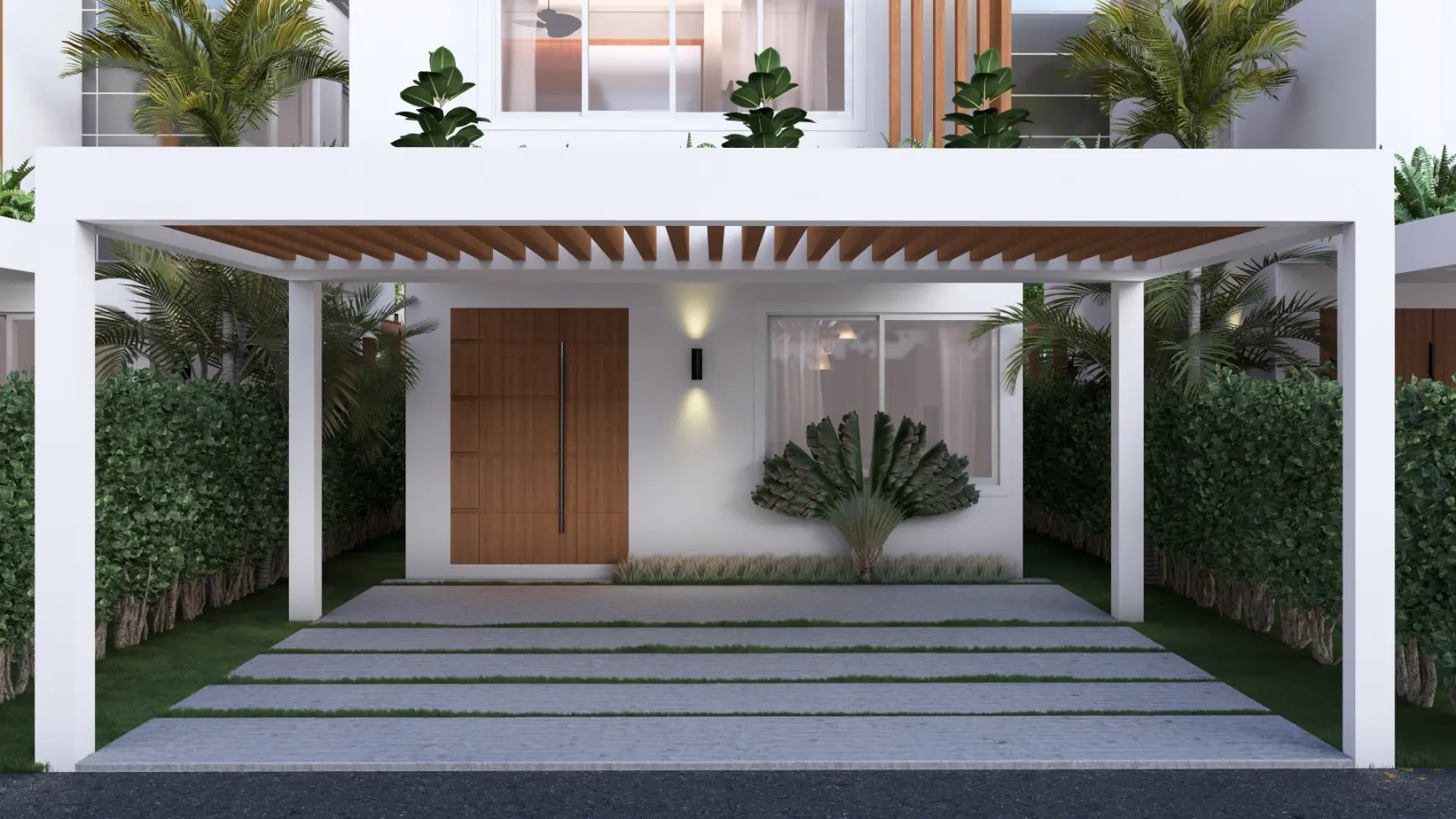 ID , Palm Oasis Gardens Luxury Bedroom Villa for Sale with Beach Shuttle in White Sands, Punta Cana ()