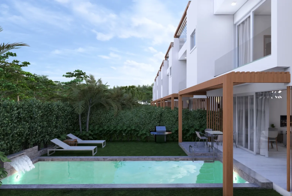 ID , Palm Oasis Gardens Luxury Bedroom Villa for Sale with Beach Shuttle in White Sands, Punta Cana ()