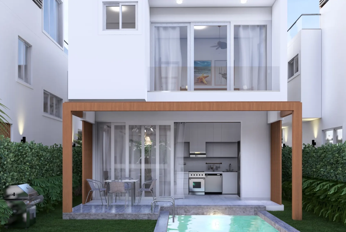 ID , Palm Oasis Gardens Luxury Bedroom Villa for Sale with Beach Shuttle in White Sands, Punta Cana ()